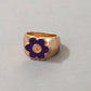 Cute Cartoon Dripping Oil Ins Wind Color Multi-element Single Ring