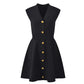 Summer Ribbed Mini Skirt Figure-flattering Bodycon Dress
