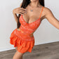 Summer Womens Dress Sheer Alluring And Sexy Low-cut Design