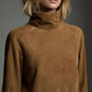 Fashion High Collar Long Sleeve Dress For Women