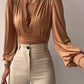 Women's Fashion Deep V Shirt Collar Top