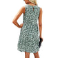 Robe d'été ample sans manches à pois pour femme, avec poche, style débardeur décontracté, mini robe d'été