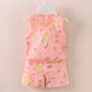 Fashion Children's Sleeveless Vest Shorts Set