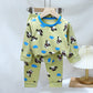 Ensemble de pyjama en coton pour enfants, sous-vêtements pour bébés, vêtements d'intérieur pour garçons, caleçons longs pour filles, haut et bas
