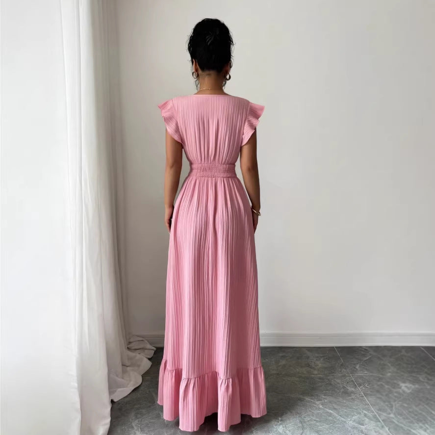 Women's French-style Elegant Waist-cinching Dress