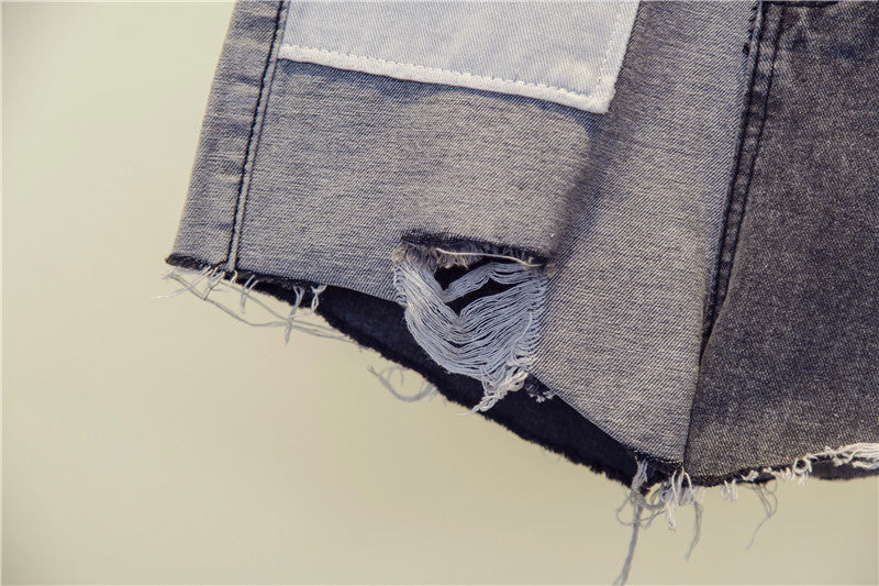 Short en jean grande taille pour femme