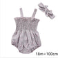 Infant Baby Girls 2Pcs Summer Outfits, Sleeveless Frill Smoc