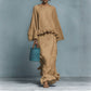 Womens Minimalist Shirt And Straight Skirt Set