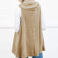 Fashionable Sleeveless Solid Color Cashmere Vest Women