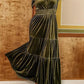 Christmas Velvet Women's Short Sleeve Nipped-waist Pocket Dress