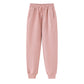 Women's Autumn Winter Ankle-banded Thick Casual Pants Outdoor