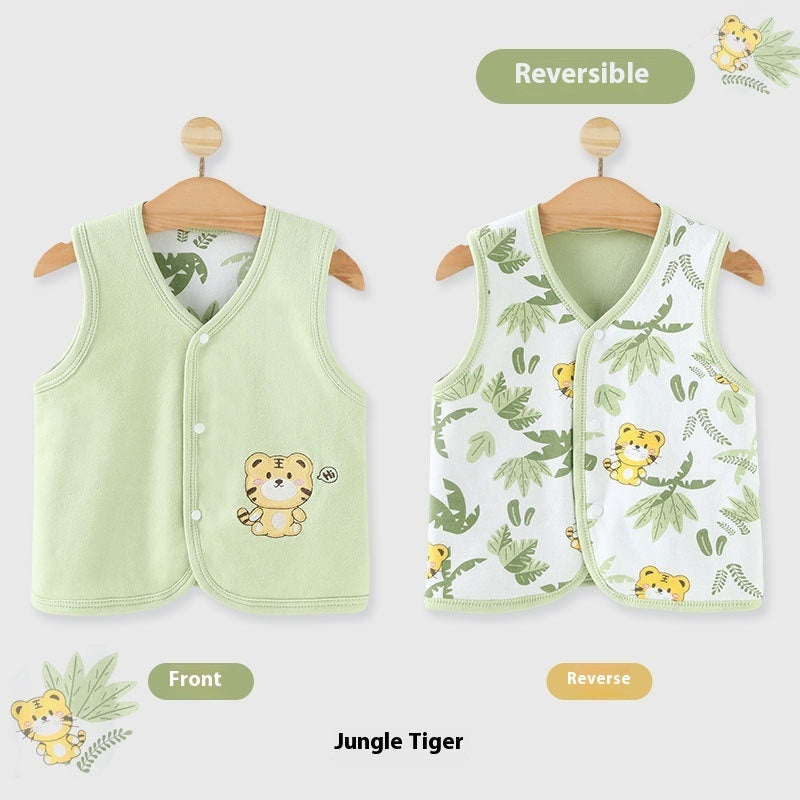 Gilet bébé printemps, automne et été, vêtements pour nouveau-nés en pur coton