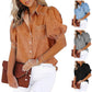 Spring And Autumn New Denim Women's Shirt