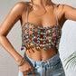 Women's Gem Chain Backless Camisole