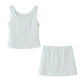 Sequin Sling Top High Waist Mid-length Dress Set
