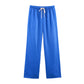 Loose Striped Shirt Pajamas Pants Suit