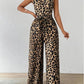 Women's Wide Leg Jumpsuit With Belt
