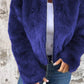 Veste en peluche à col montant tendance pour femme, manteau d'hiver décontracté à col roulé et fermeture éclair, polaire
