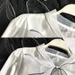 Long-sleeved Western-style Blouse With Bow Princess