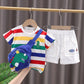 Costume deux pièces à manches courtes pour homme