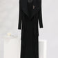 Autumn New Polo Collar Temperament Fake Two-piece Dress