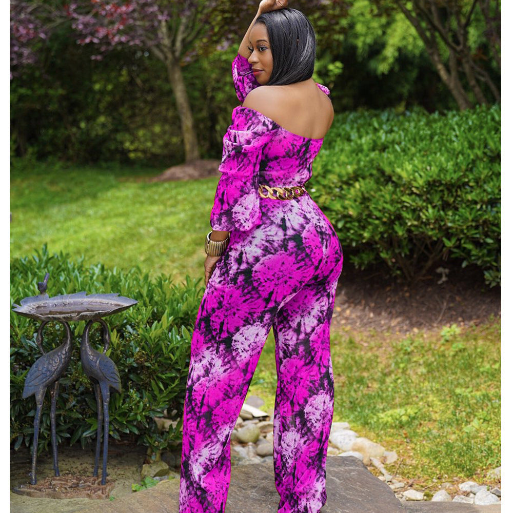 Fashion One-Shoulder Jumpsuit