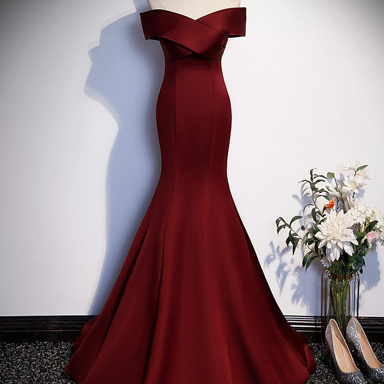 Robe de mariée queue de poisson pour toast