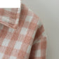 European And American Style Mid-length Woolen Plaid Jacket