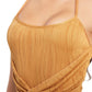 Women's Halter Slit Slim Hip Twist Dress