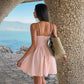 Strapless Tube Top Mini Skirt Dress For Women