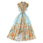 Women's Short-sleeved Chiffon Printed Dress