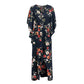Printed Long Dress Womens Slit Dress Sale