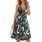 Sling Sleeveless Mid-length V-neck Dress