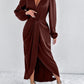 Satin Style Dress High-grade