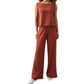 Casual Long Sleeve Loose Cotton Suit Women