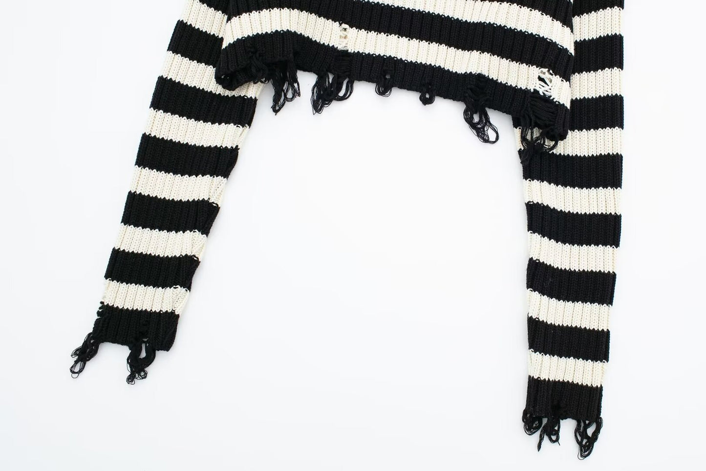 Women's Vintage Stripe Short Sweater