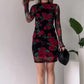 Autumn New Fashion Printed Hip Skirt