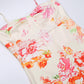 Elegant Strap Flower High Sense Fashion Long Skirt