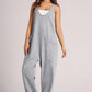 Casual Vest Pocket Knitted Jumpsuit
