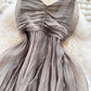 Travel Holiday Style Bandeau Sling Long Dress