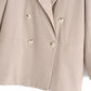 Women's Temperament Light Mature Straight Double-breasted Casual Suit Jacket