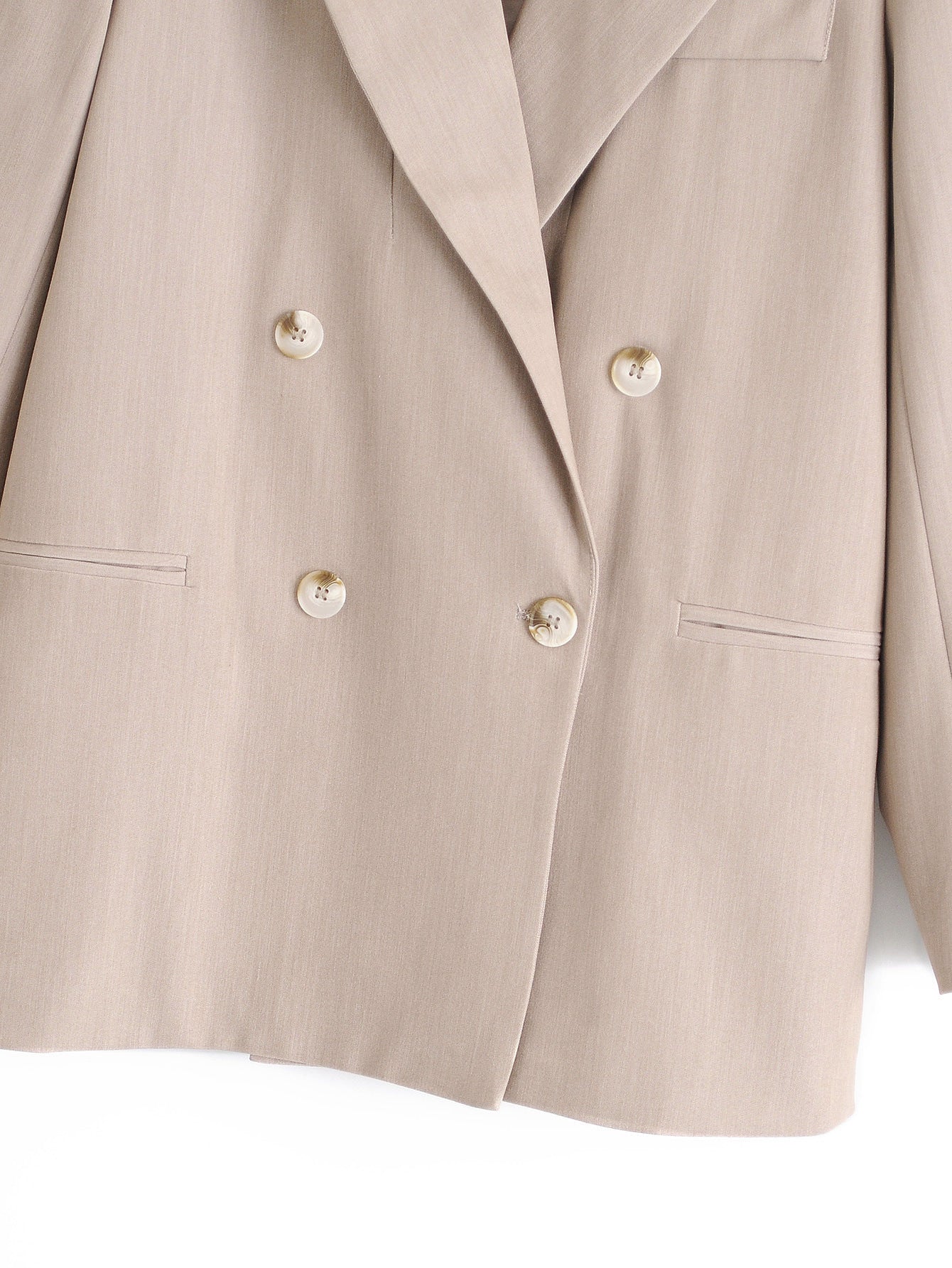 Women's Temperament Light Mature Straight Double-breasted Casual Suit Jacket
