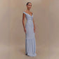 Lace-up Hollow-out Slim-fit Dress Women