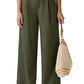 Loose Casual And Comfortable Pocket Straight-leg Pants