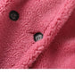 Granule Sheep Shearing Women Long Teddy Fur Coat