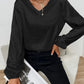 Women's New V-neck Pullover Leopard Print Shirt