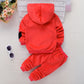 Love Letter Double-faced Velvet Plus Velvet Thick Hooded Sweater