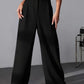 European And American New Women's Trousers Solid Color Casual Straight Pants