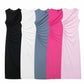 Robe jupe midi décontractée sans manches