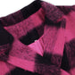 Long Plaid Double-sided Wool Overcoat